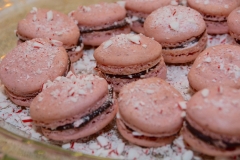 Homemade Peppermint Dark Chocolate Macarons