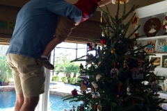 Putting the Santa on the Christmas Tree