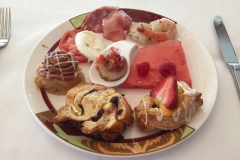 Disney Dream Palo Brunch Buffet Plate