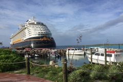 Disney Dream Ship View From Castaway Cay