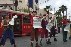 Red Car Trolley News Boys Disney\'s California Adventure