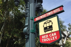 Red Car Trolley Stop Hollywood Tower Hotel