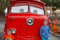 Red in Cars Land Disney\'s California Adventure Park