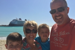 Disney Dream Castaway Cay Beach Selfie