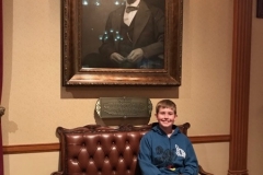 Lincoln Artwork at Great Moments with Mr. Lincoln - Disneyland Park