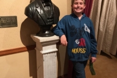 Lincoln Bust at Great Moments with Mr. Lincoln - Disneyland Park