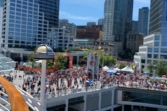 Disney Wonder Cabanas Overlooking Vancouver