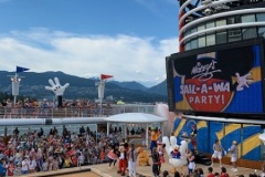 Disney Wonder Sail Away Party