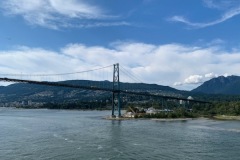 Disney Wonder Sails Out of Port of Vancouver