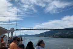 Disney Wonder Sails Out of Port of Vancouver