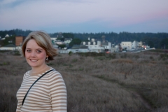 Downtown Mendocino at Dusk