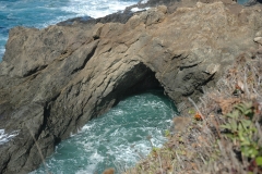 Mendocino Coast Cave Pacific Ocean