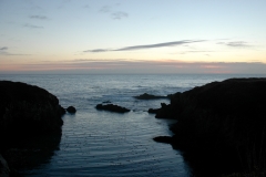 Mendocino Coastal Sunset Over Pacific Ocean