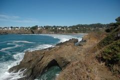 Mendocio Coast Overlooking Downtown