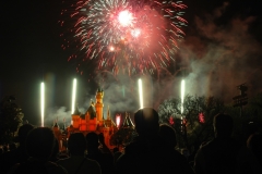 FIreworks over Sleeping Beauty Castle Disneyland