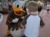 Hunter shows Donald his Donald shirt